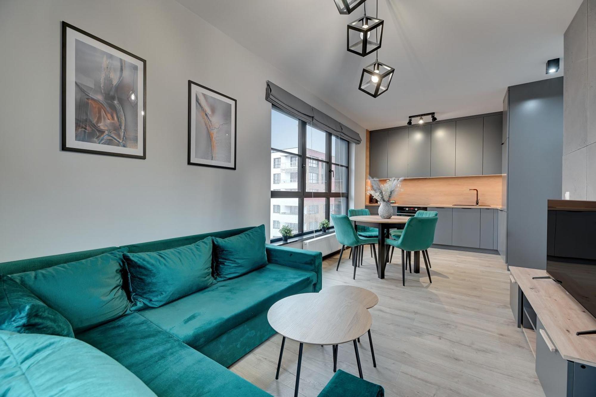 Doki Living - Foodhall & Parking By Downtown Apartments غدانسك المظهر الخارجي الصورة